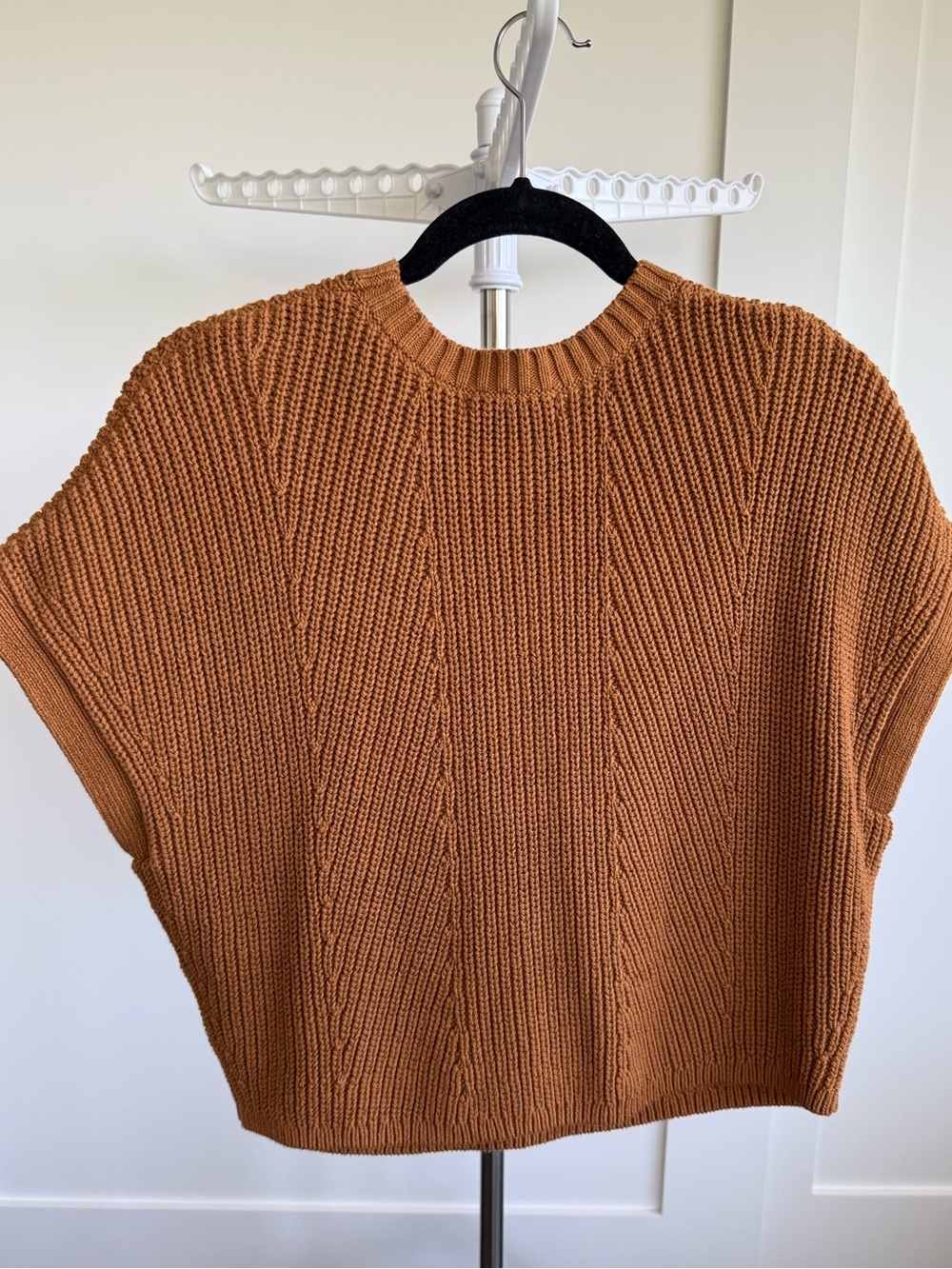 Banana Republic Cotton Ribbed Knit Short Sleeve sweater - Picture 4 of 5